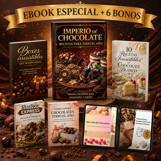 Imperio de Chocolate: Recetas Irresistibles para Emprender y Disfrutar